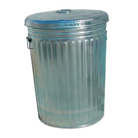 Defenseguard 20 Gallon Galvanized Trash Can With Lid DE858979